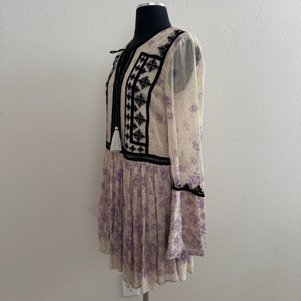 FREE PEOPLE Stuck In The Middle With You Boho Dress Size XS - Picture 5 of 8